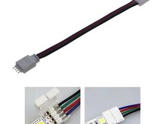 CONECTOR ALIMENTARE BANDA RGB CU 4 FIRE